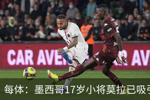 每体：墨西哥17岁小将莫拉已吸引皇马、巴萨及曼联的兴趣